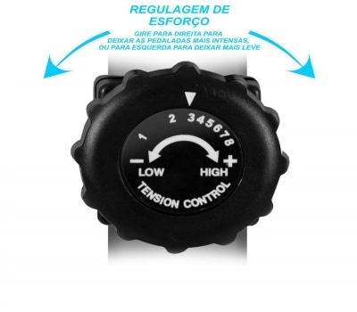 Imagem 1024 Bicicleta Ergométrica Horizontal PodiumFit H100 Magnética 8 cargas Max 130Kg