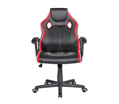 Imagem 446 Cadeira Gamer com Base Revestida e Inclinação, Preta/Vermelha HC-2594 Vermelho