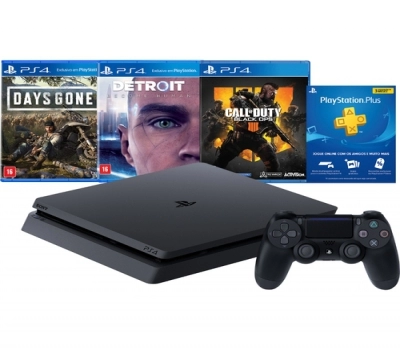 Console Playstation 4 1 Tb Hits Bundle Edição 5.1 PS4 Leilão Console Playstation 4 1 Tb Hits Bundle Edição 5.1 PS4