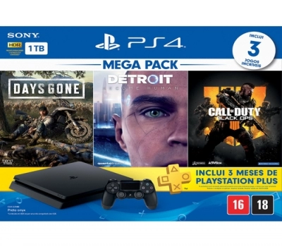 Imagem 877 Console Playstation 4 1 Tb Hits Bundle Edição 5.1 PS4