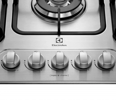 Cooktop Gas Electrolux Gt75X Bivolt Leilão Cooktop Gas Electrolux Gt75X Bivolt