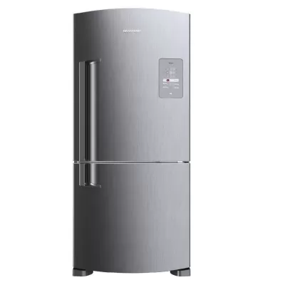Imagem 49682 Geladeira Brastemp Frost Free Inverse 573 litros cor Inox com Smart Bar