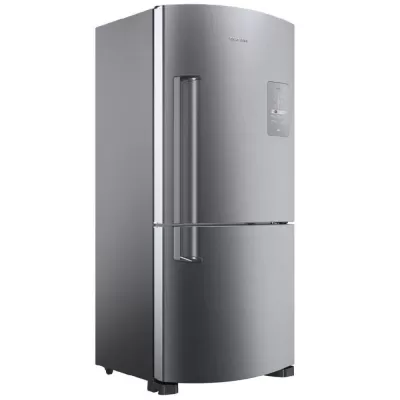 Geladeira Brastemp Frost Free Inverse 573 litros cor Inox com Smart Bar