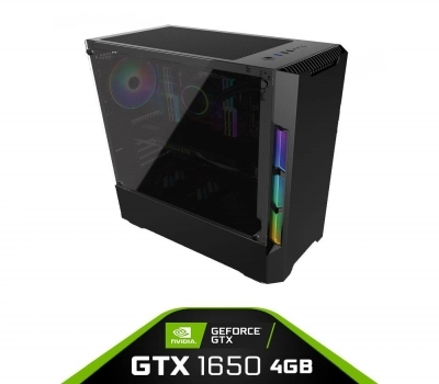 Imagem 49945 Kit Pc Gamer Smart Pc SMT81262 Intel i5 8GB (GeForce GTX 1650 4GB) 1TB + Monitor 21,5 - Bivolt