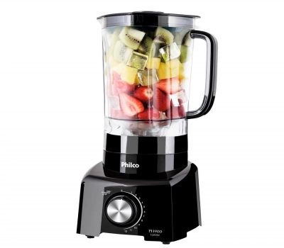 Liquidificador Philco PH900 12 Velocidades 1200W - Preto Leilão Liquidificador Philco PH900 12 Velocidades 1200W - Preto