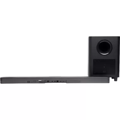 Imagem 49661 Soundbar jbl Surround 5.1 com Subwoofer de 10 Pol. 325 Wats True hdmi 4K - Bivolt